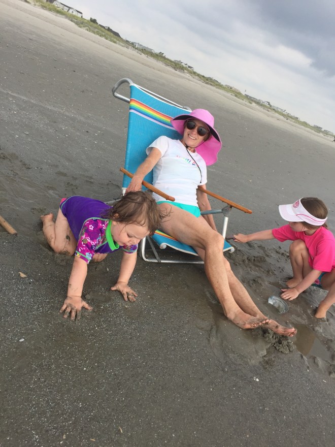 Lily would spend all day digging in the sand and be happy as a clam!